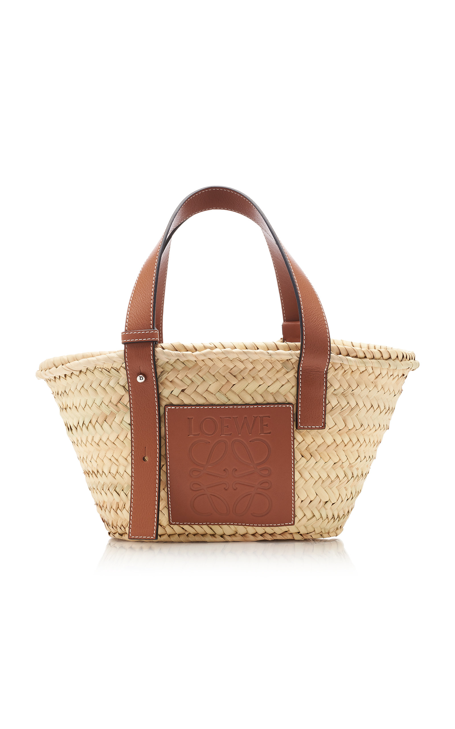 loewe small straw tote