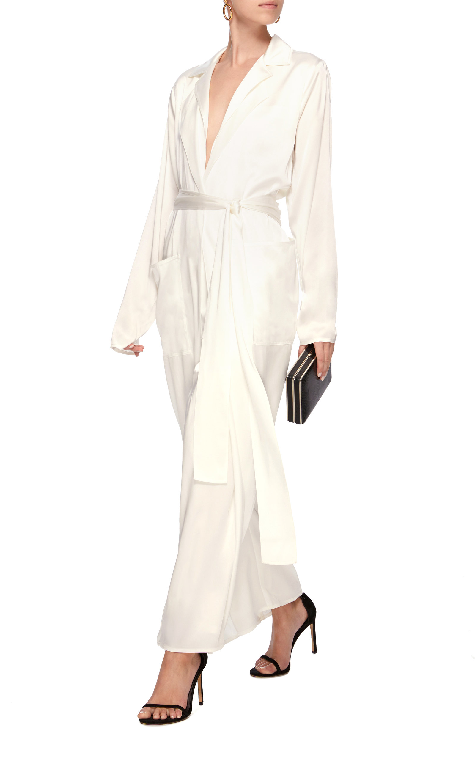 silk charmeuse jumpsuit