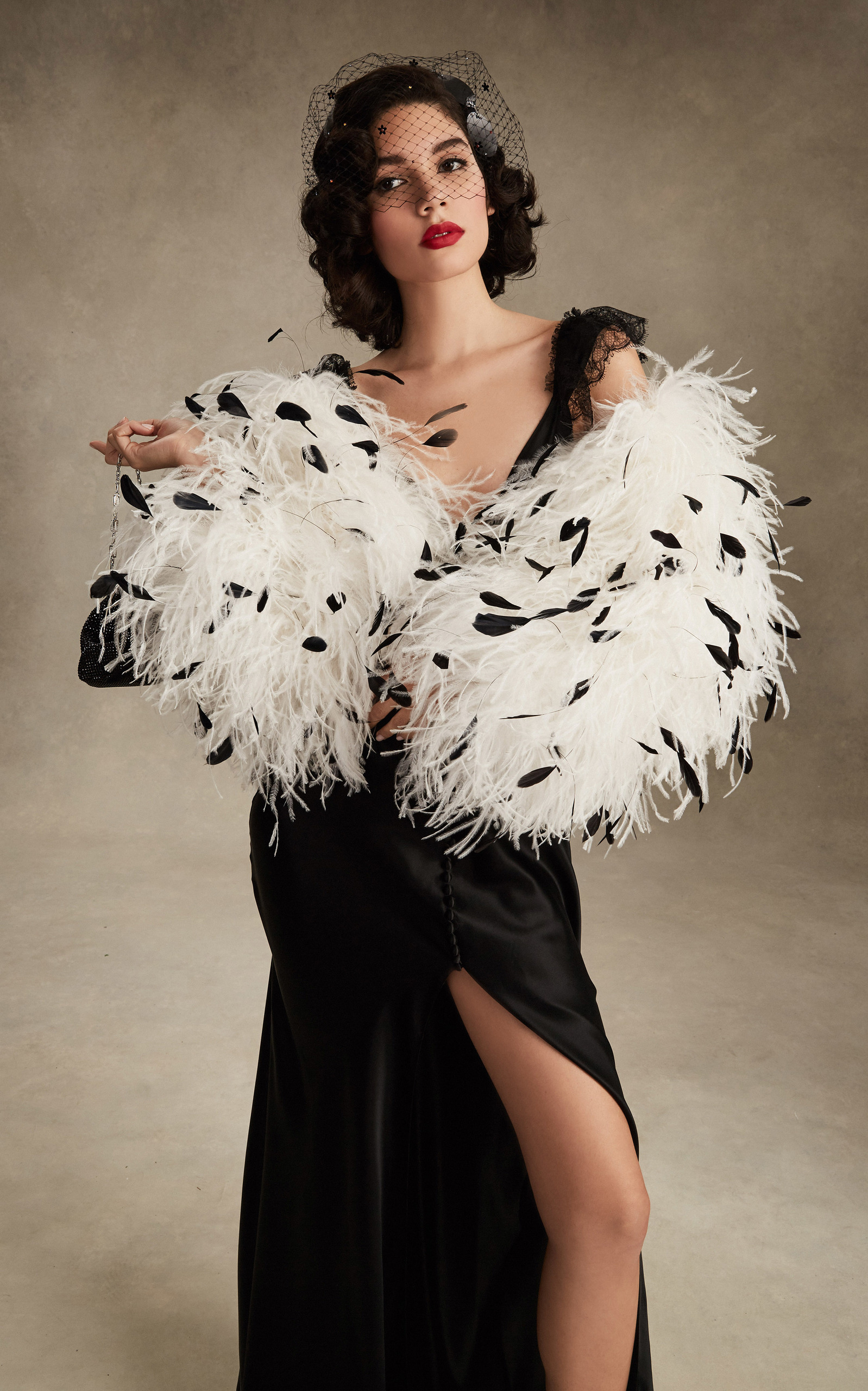 ostrich feather fashion