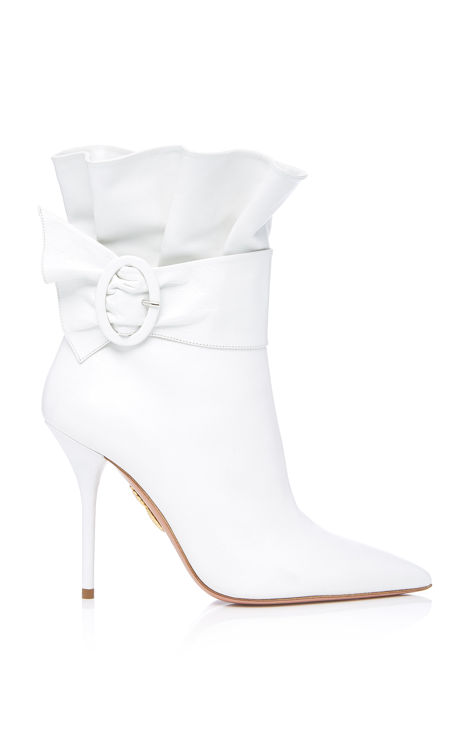 aquazzura white boots