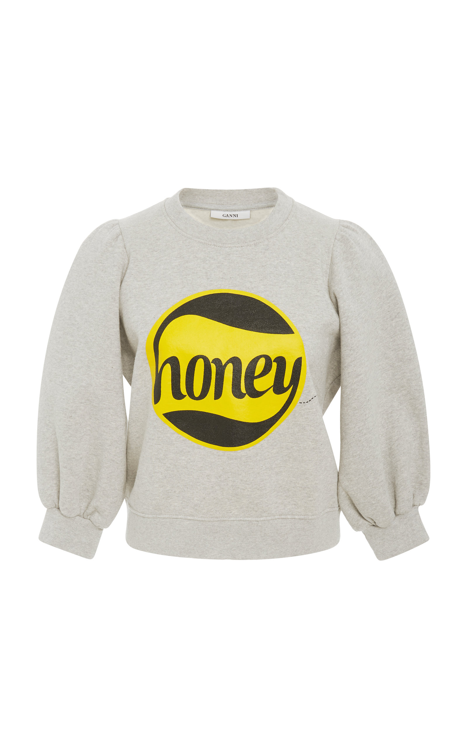 ganni honey sweatshirt