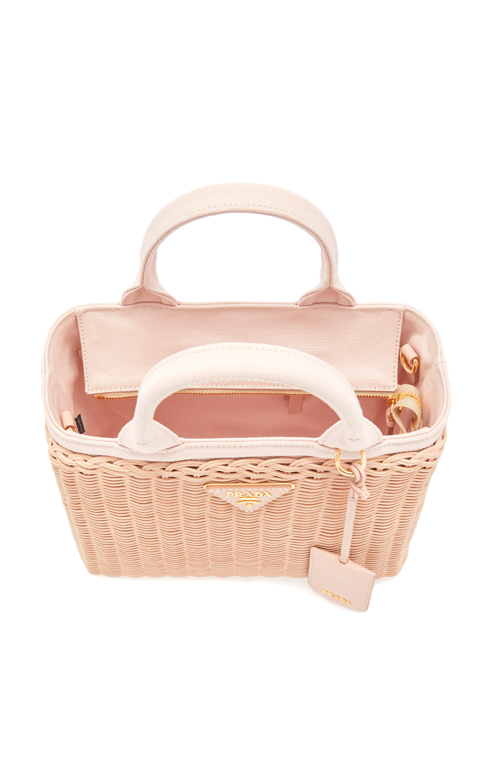 prada basket tote