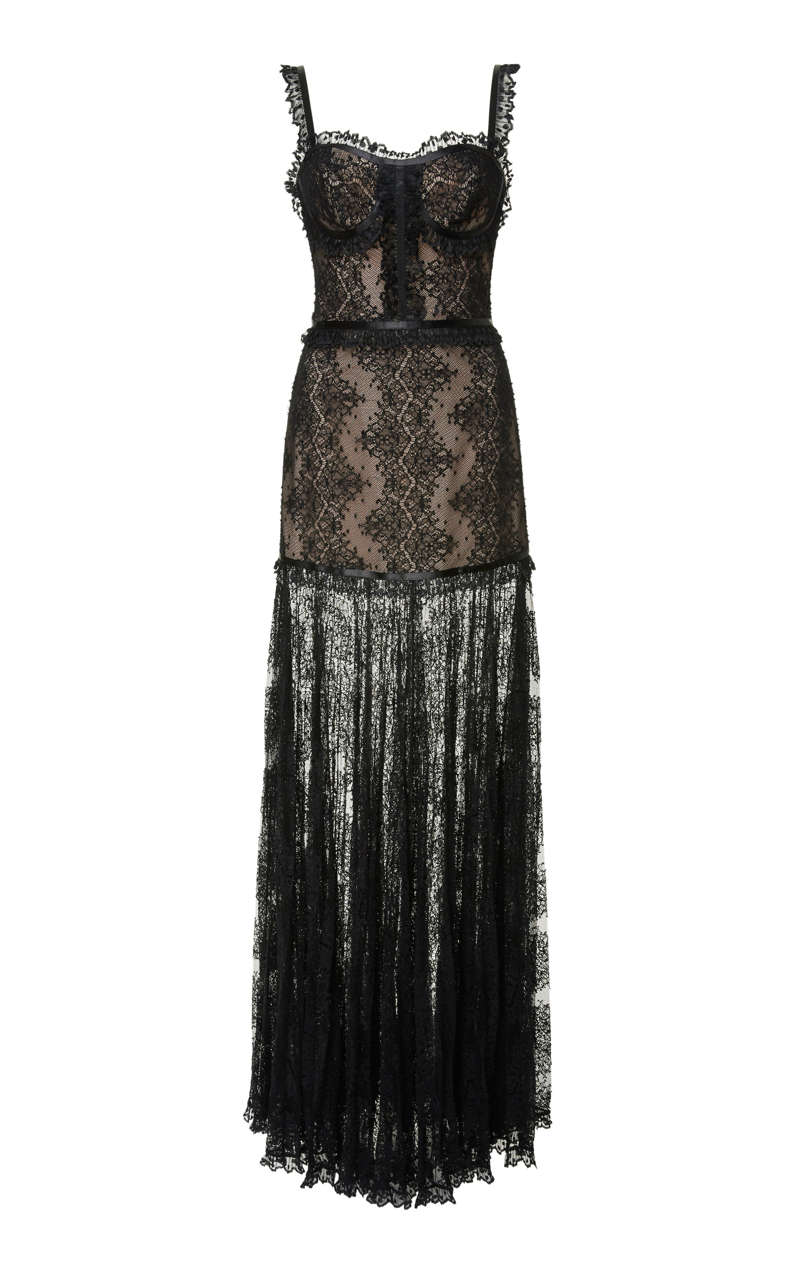 alexis kieran lace bustier cocktail dress