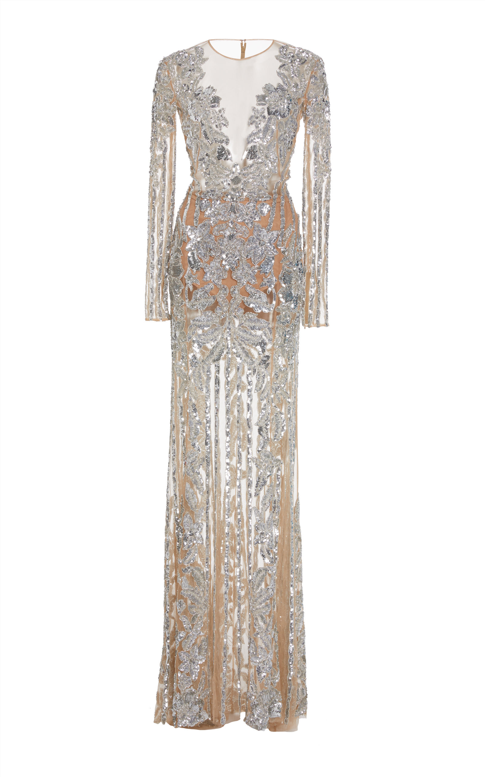 zuhair murad silver dress