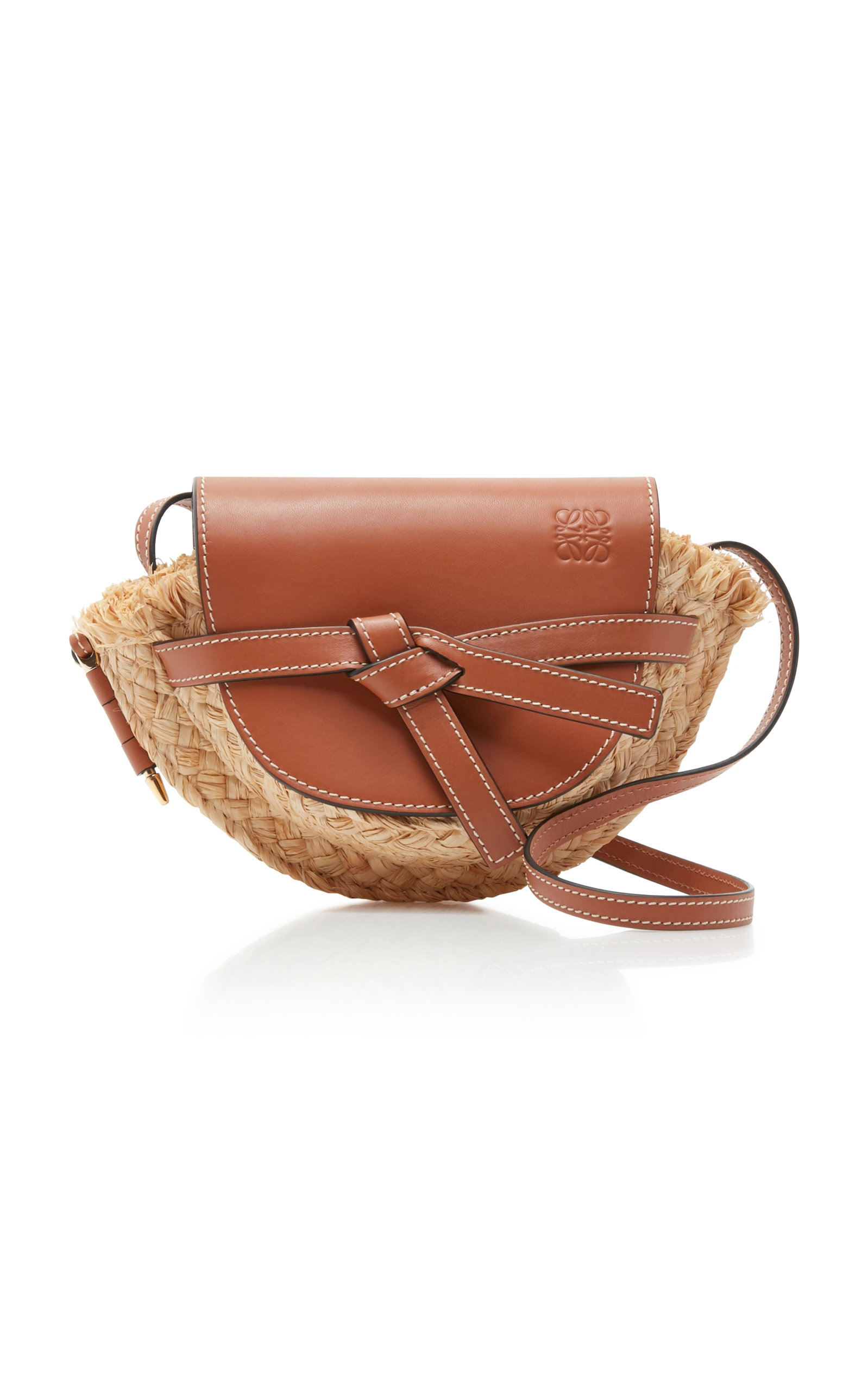 loewe gate mini leather shoulder bag