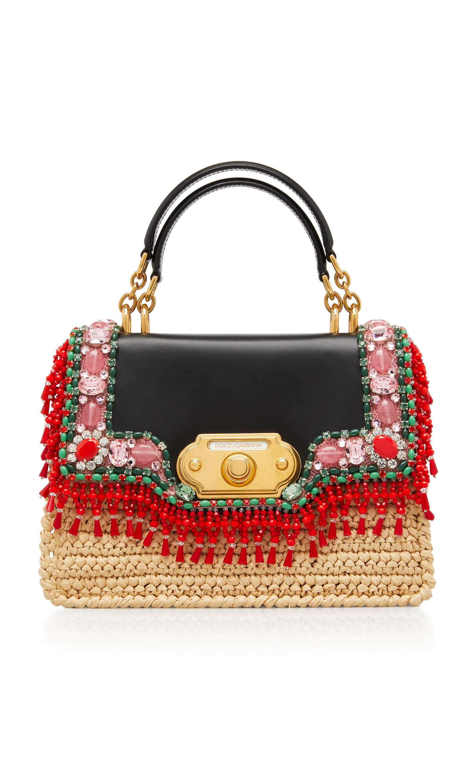 dolce & gabbana raffia bag