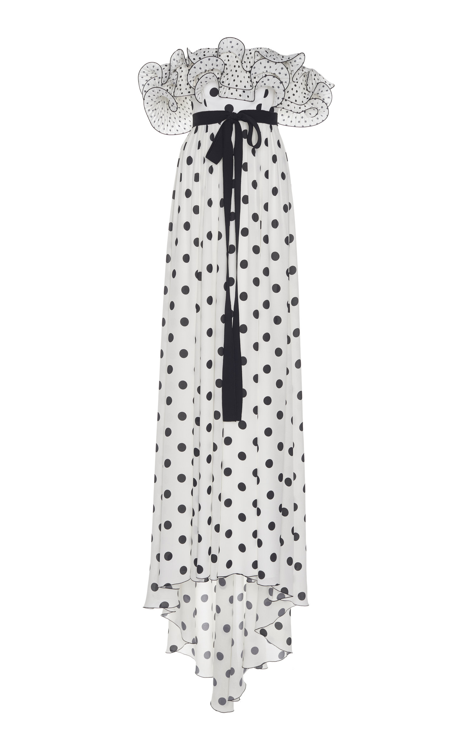 andrew gn polka dot dress