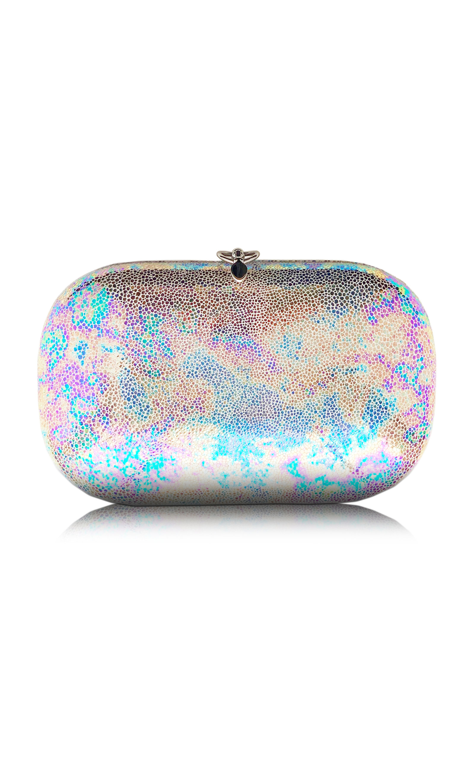 iridescent clutch