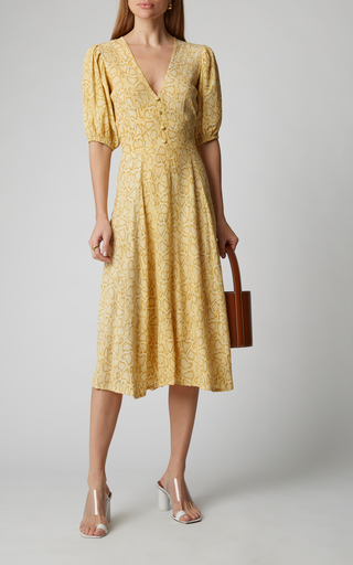 faithfull delia midi dress