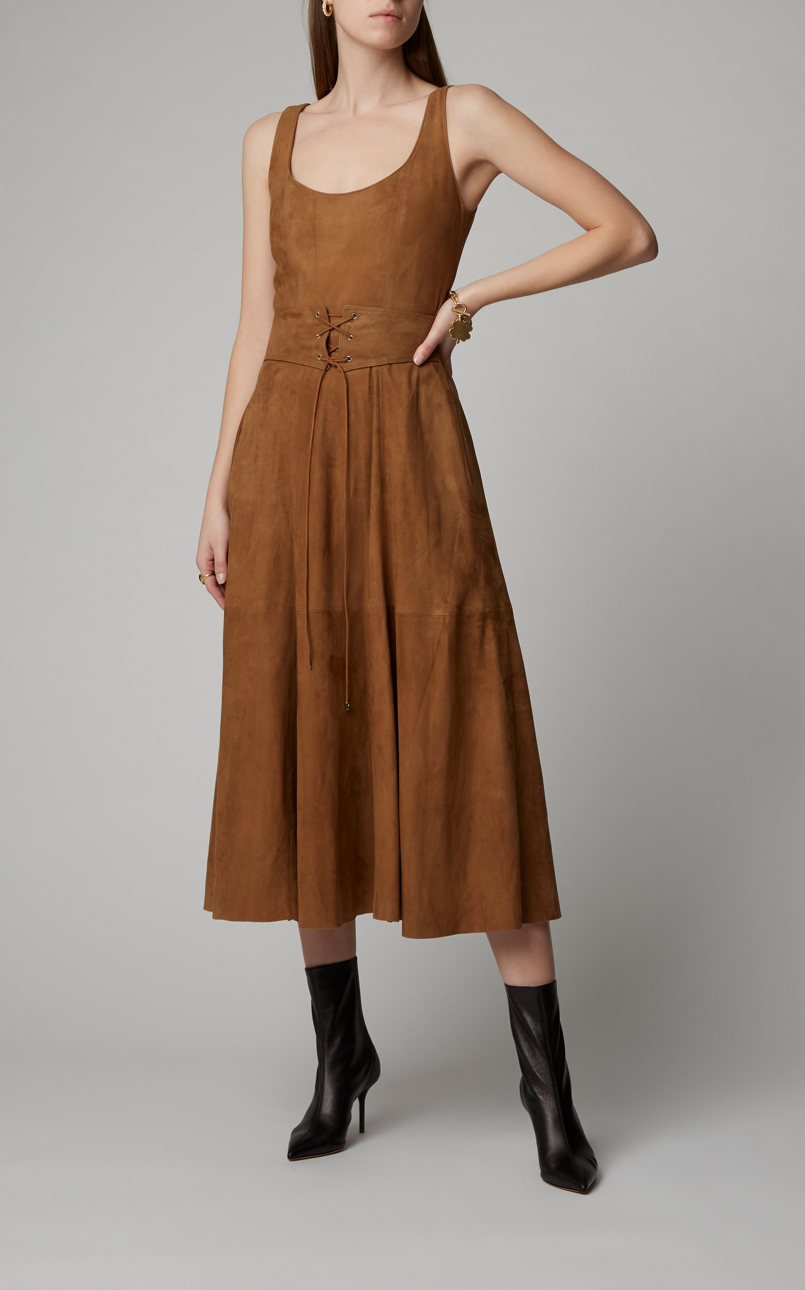 ralph lauren cotton voile midi dress