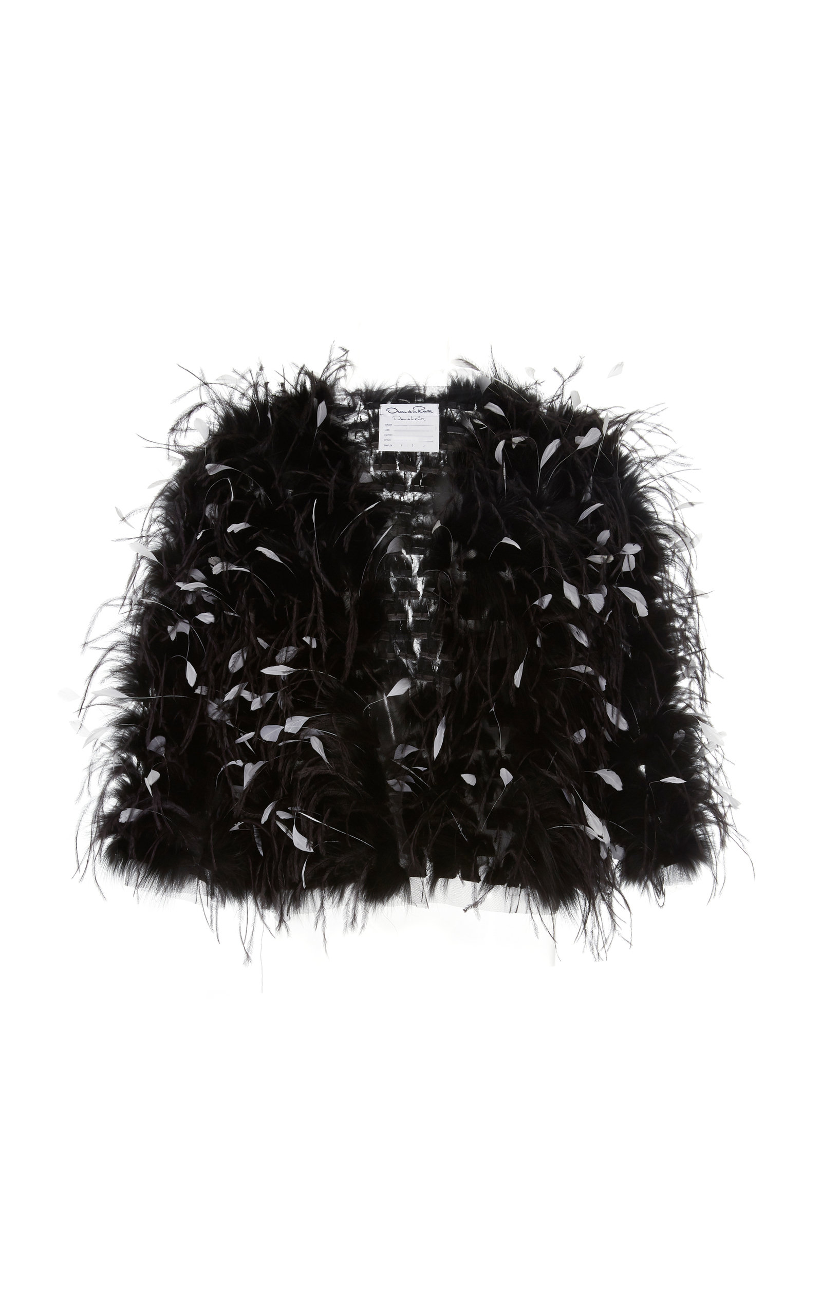 ostrich feather jacket