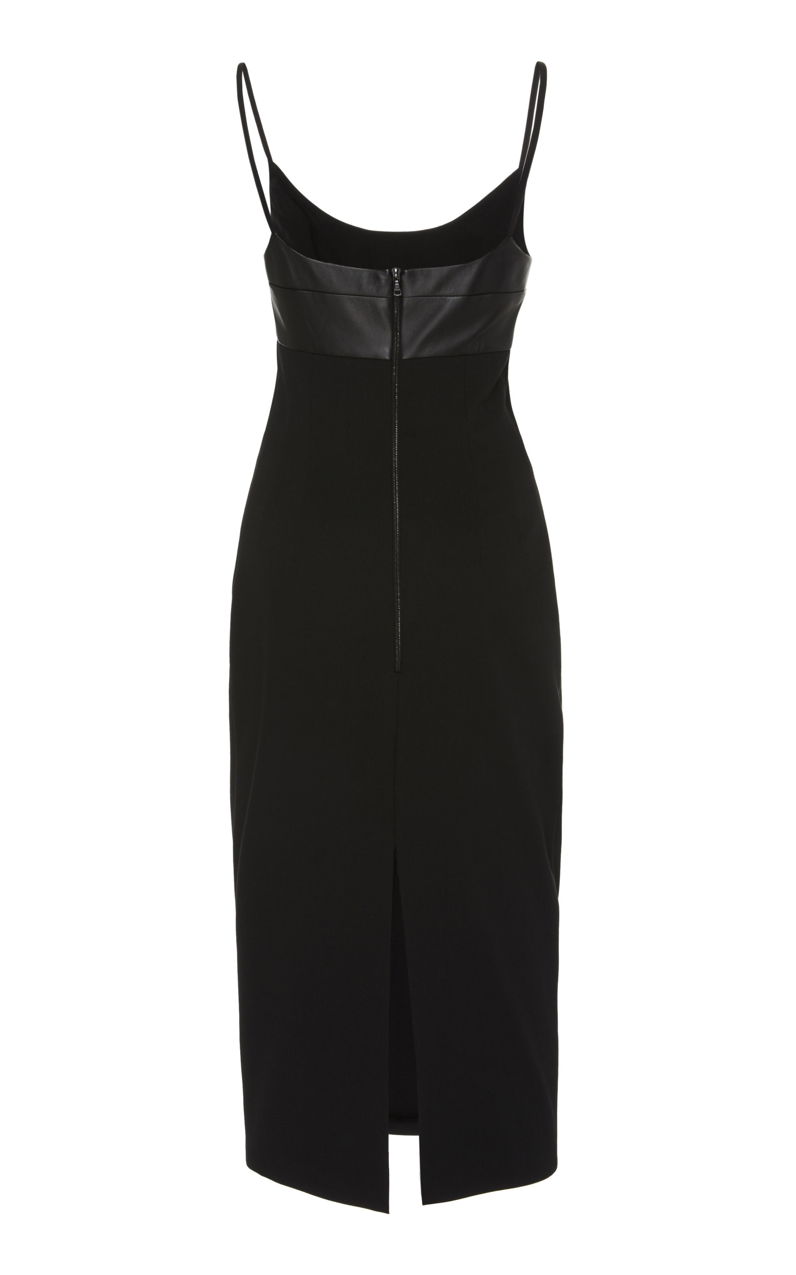 narciso rodriguez wool bustier dress