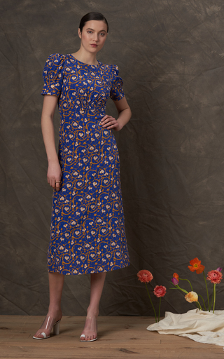 saloni bianca floral dress