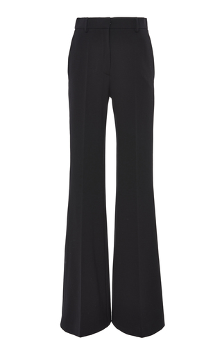 Mid Rise Crepe Flared Trousers By Alberta Ferretti Moda Operandi