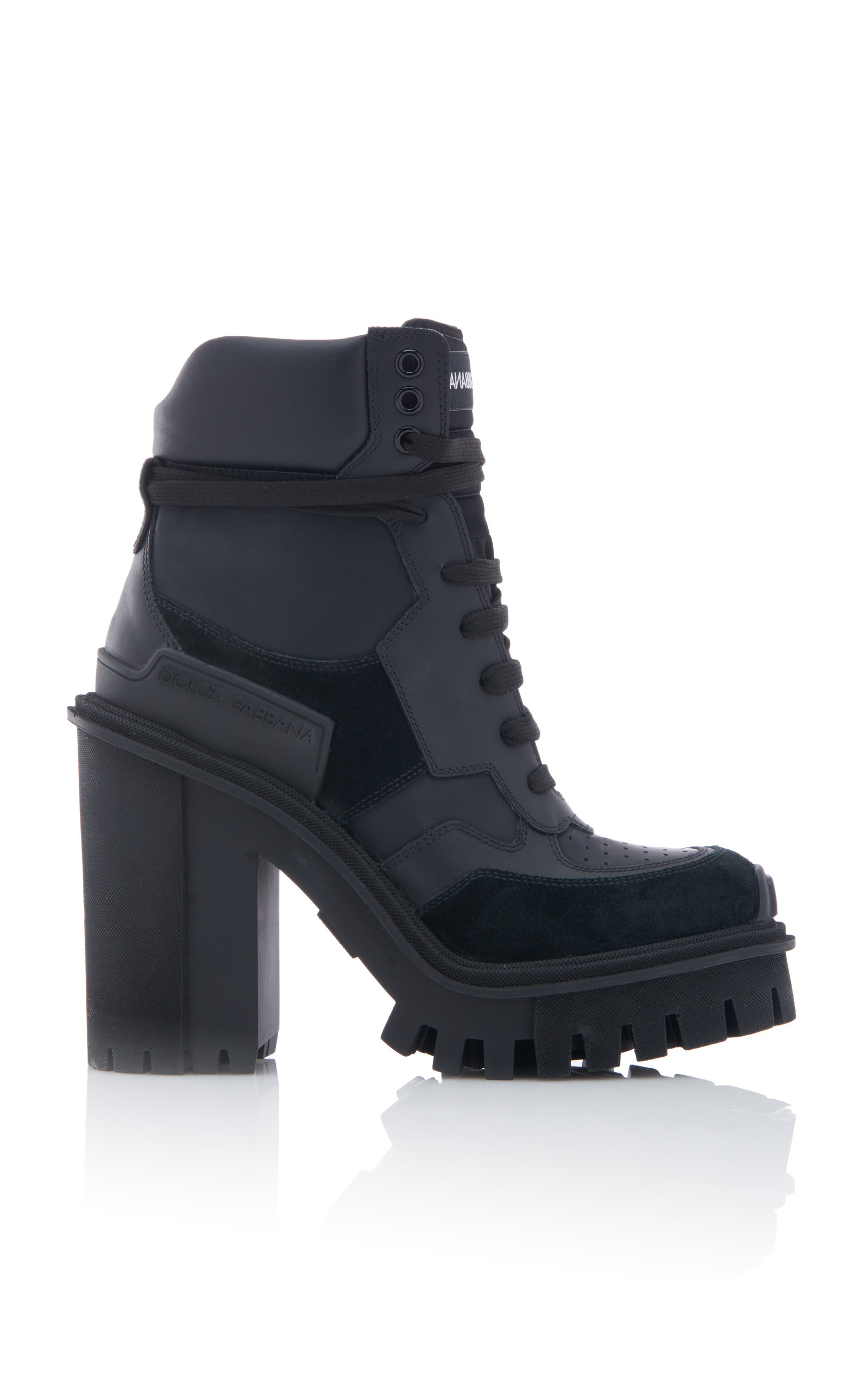 dolce and gabbana black boots