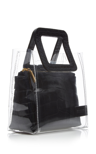 Shirley Croc-Effect Leather Bag展示图