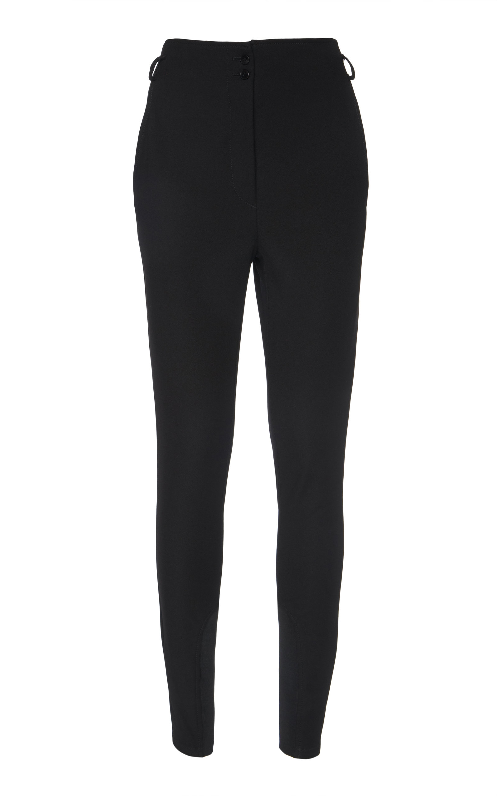 skinny crepe trousers