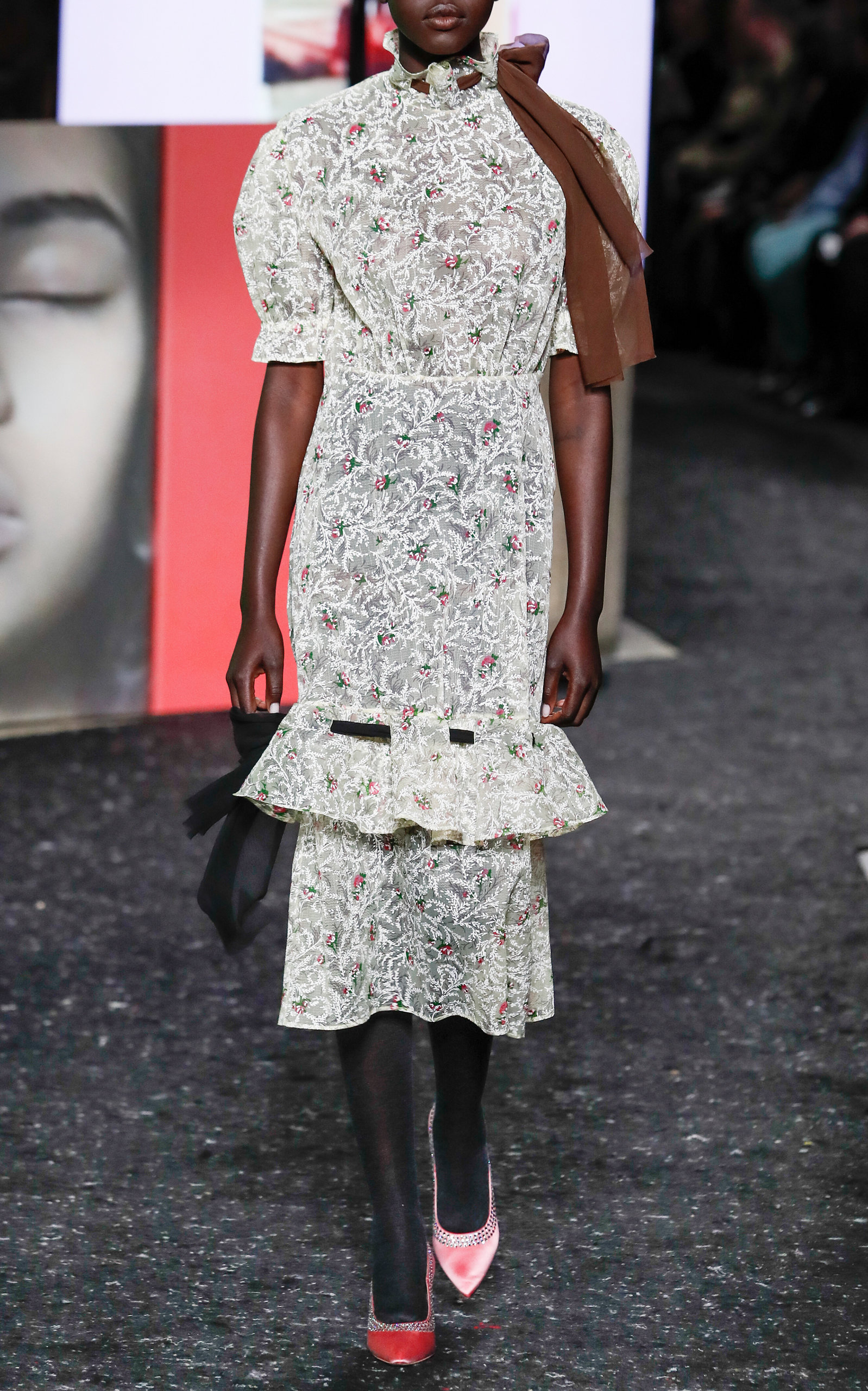 miu miu floral dress