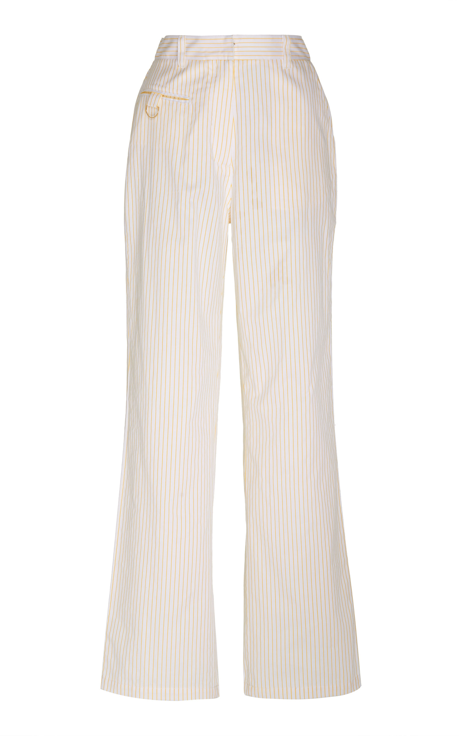 cotton striped pants