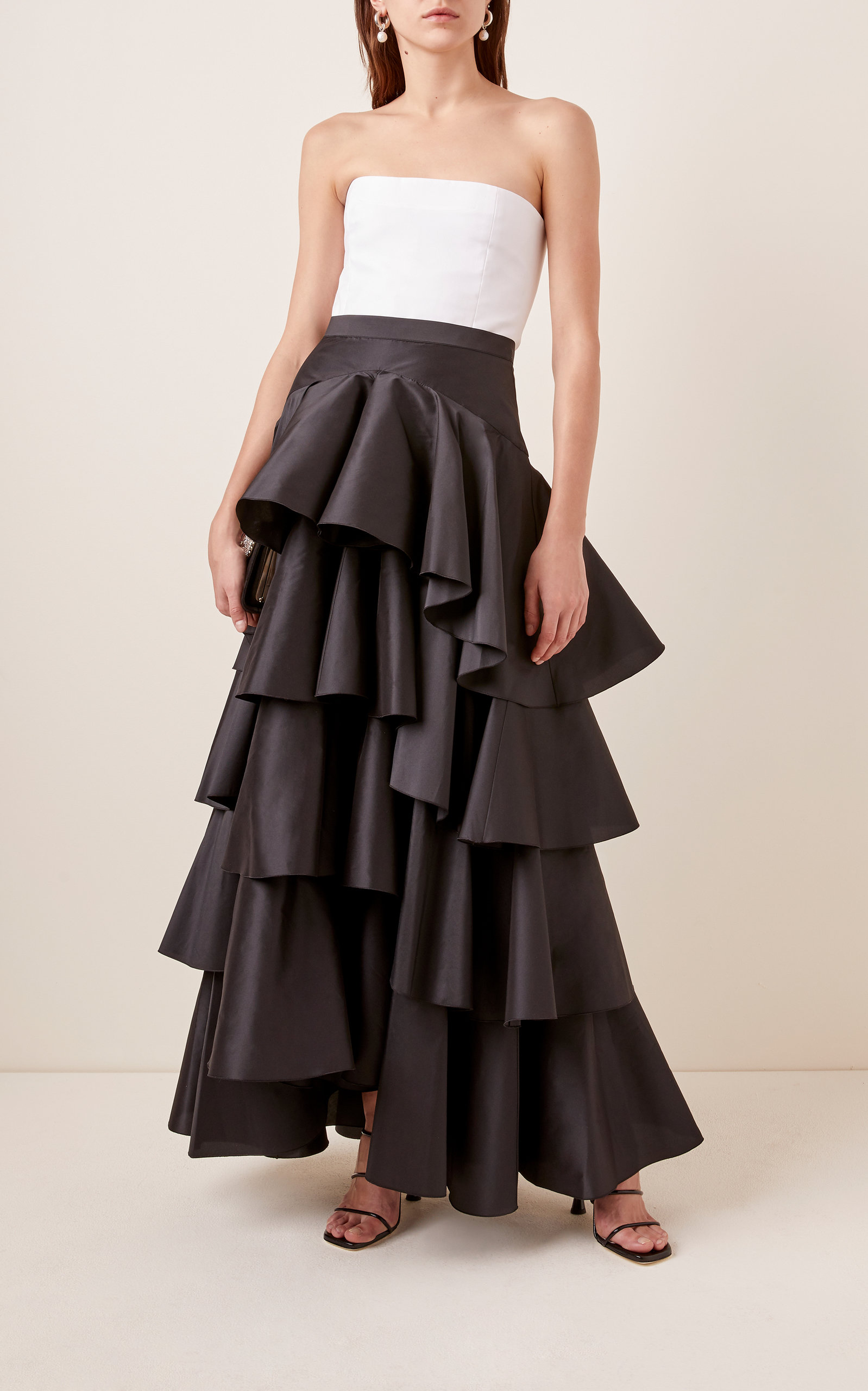 maxi taffeta skirts