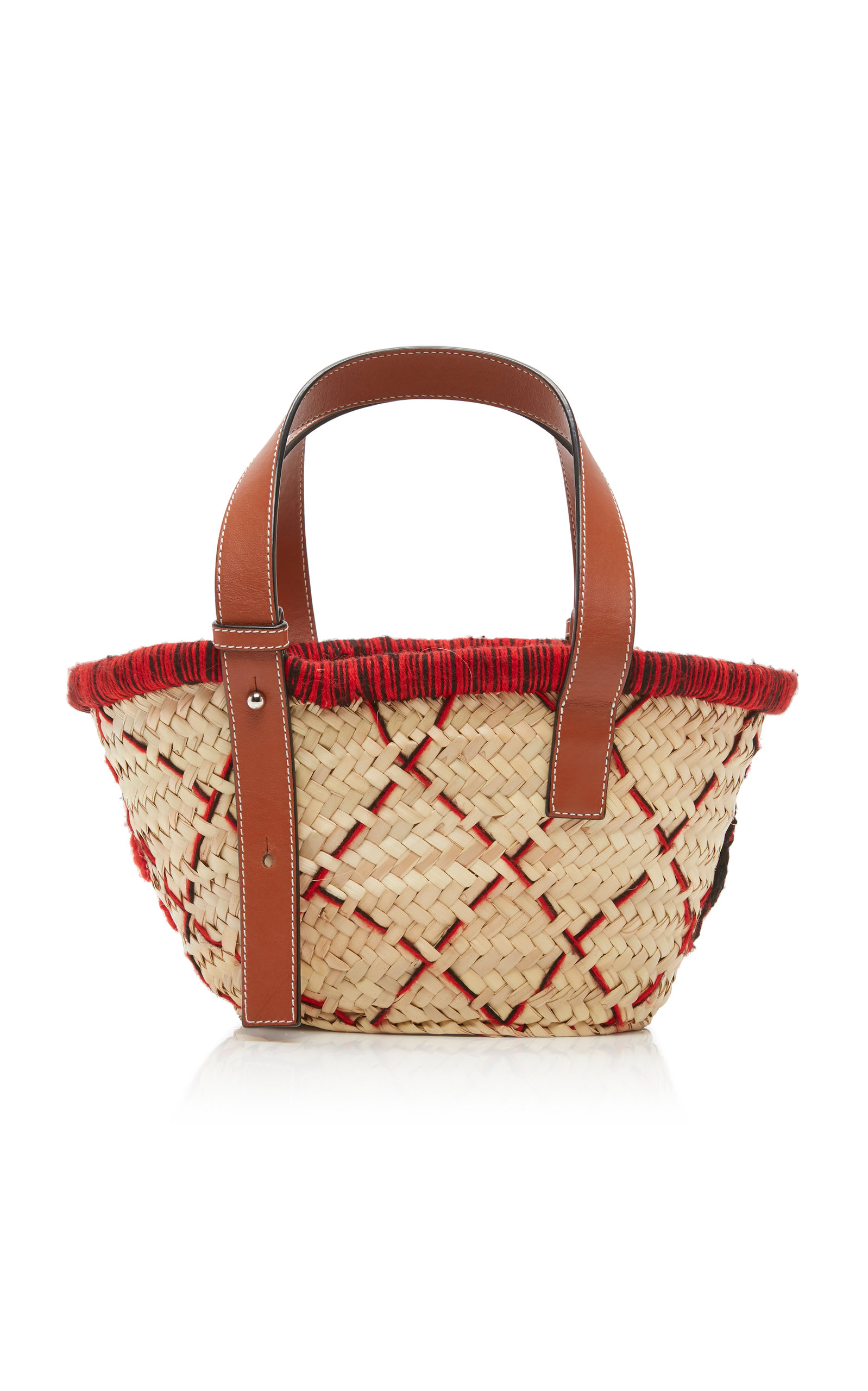 loewe small straw tote