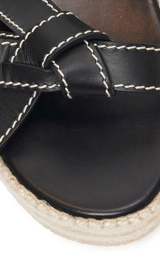 Gate Leather Espadrille Platform Sandals展示图