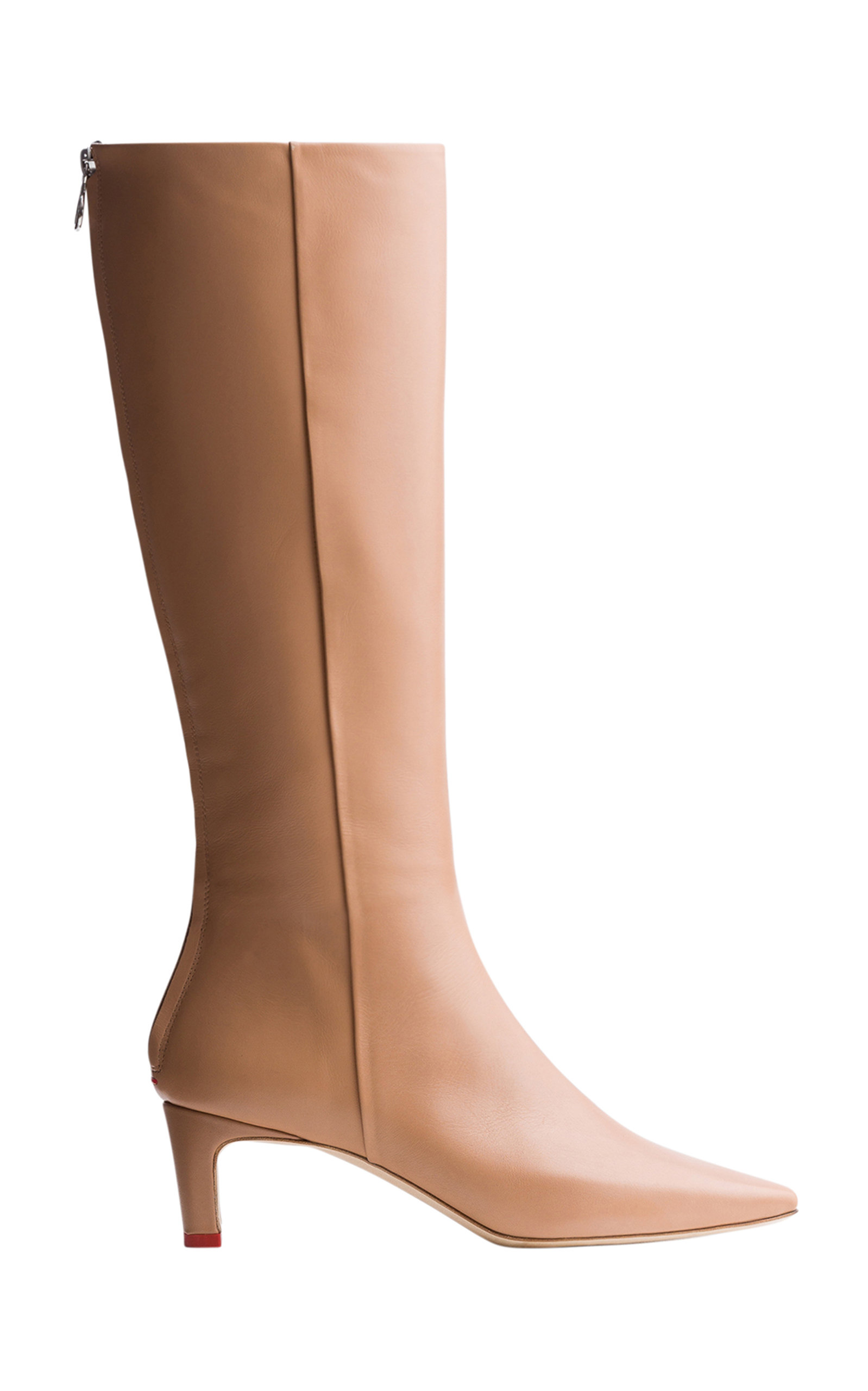 neutral knee high boots