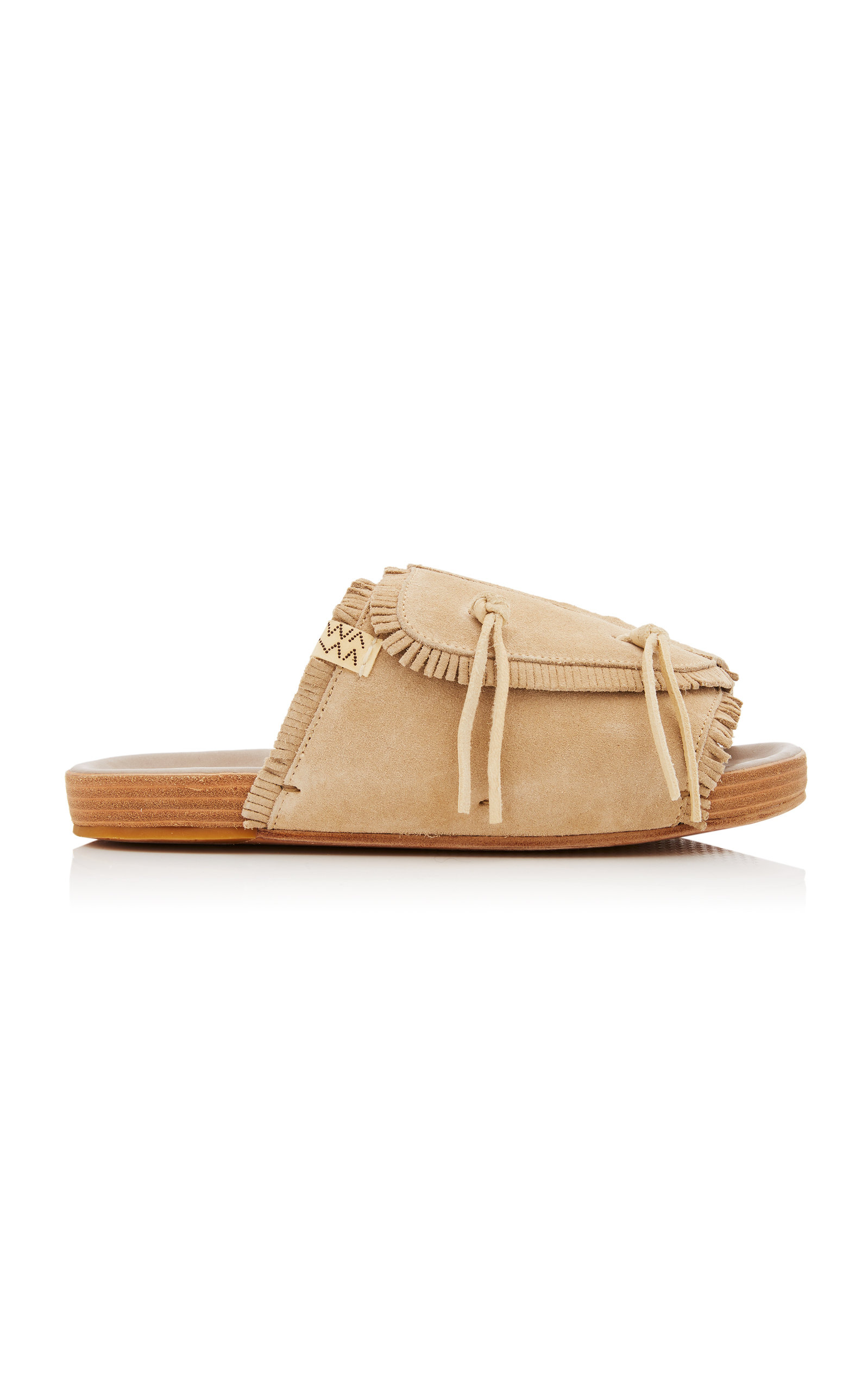 Christo ShamanFolk Suede Slides by Visvim Moda Operandi