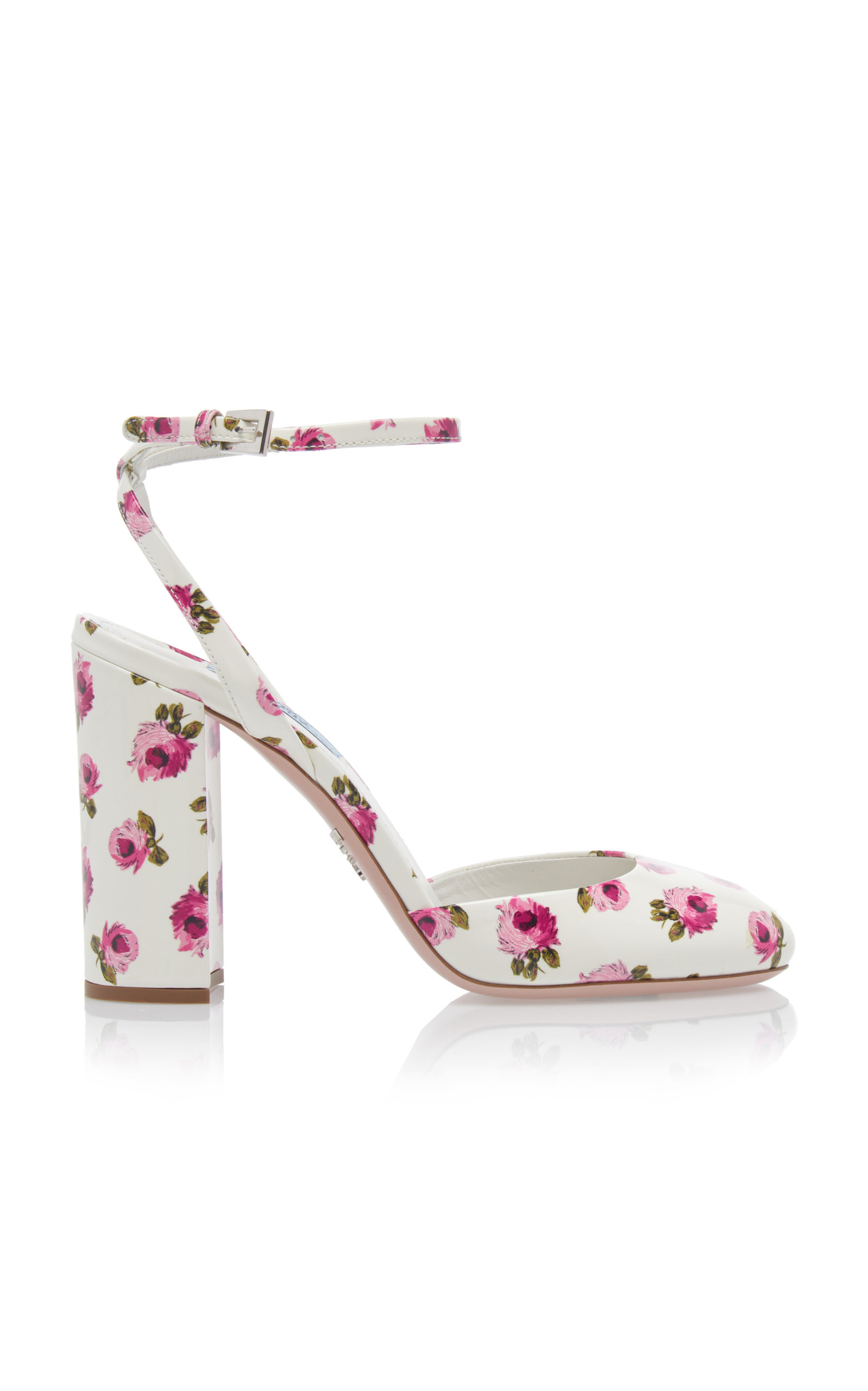 prada floral pump