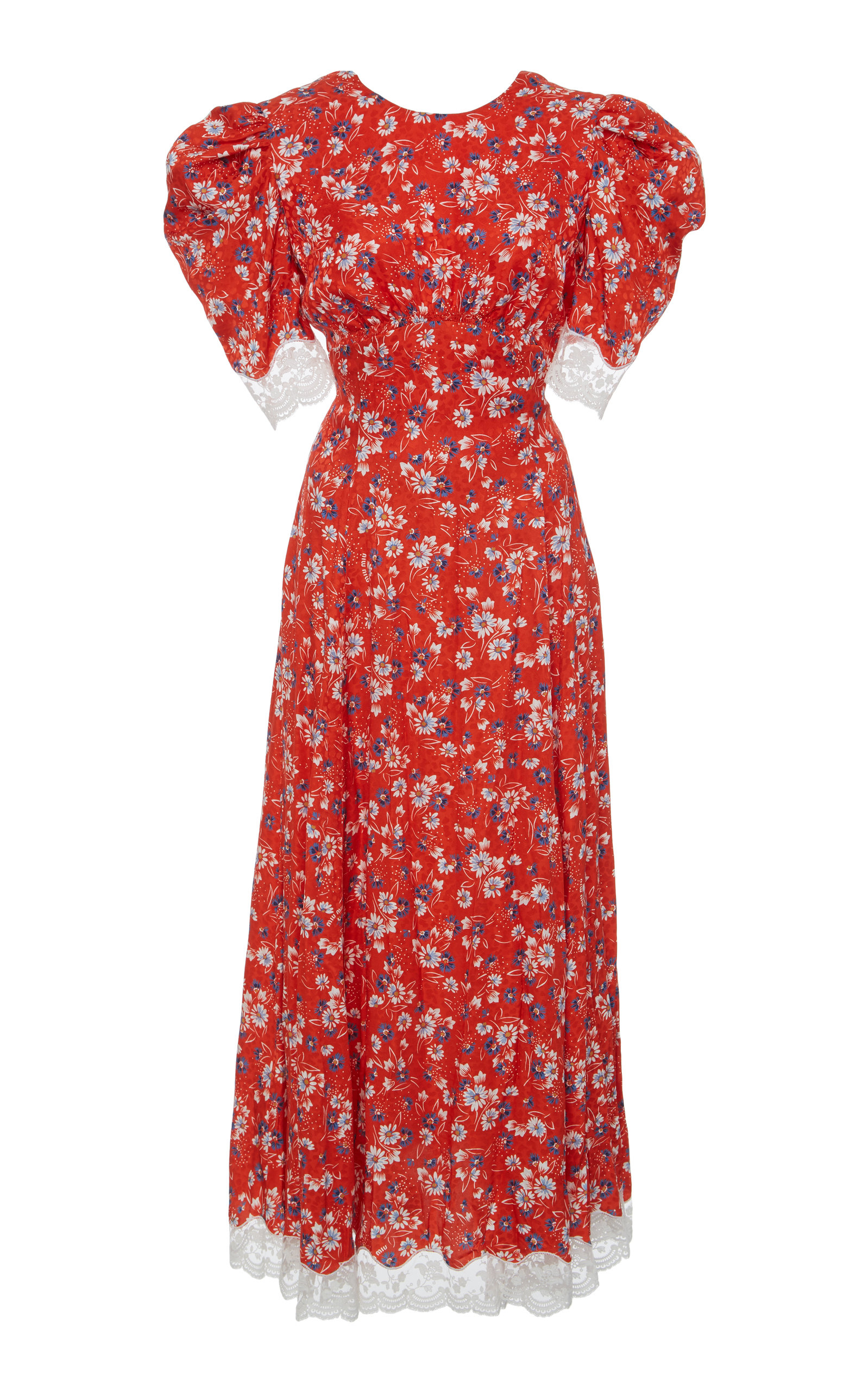 miu miu floral dress