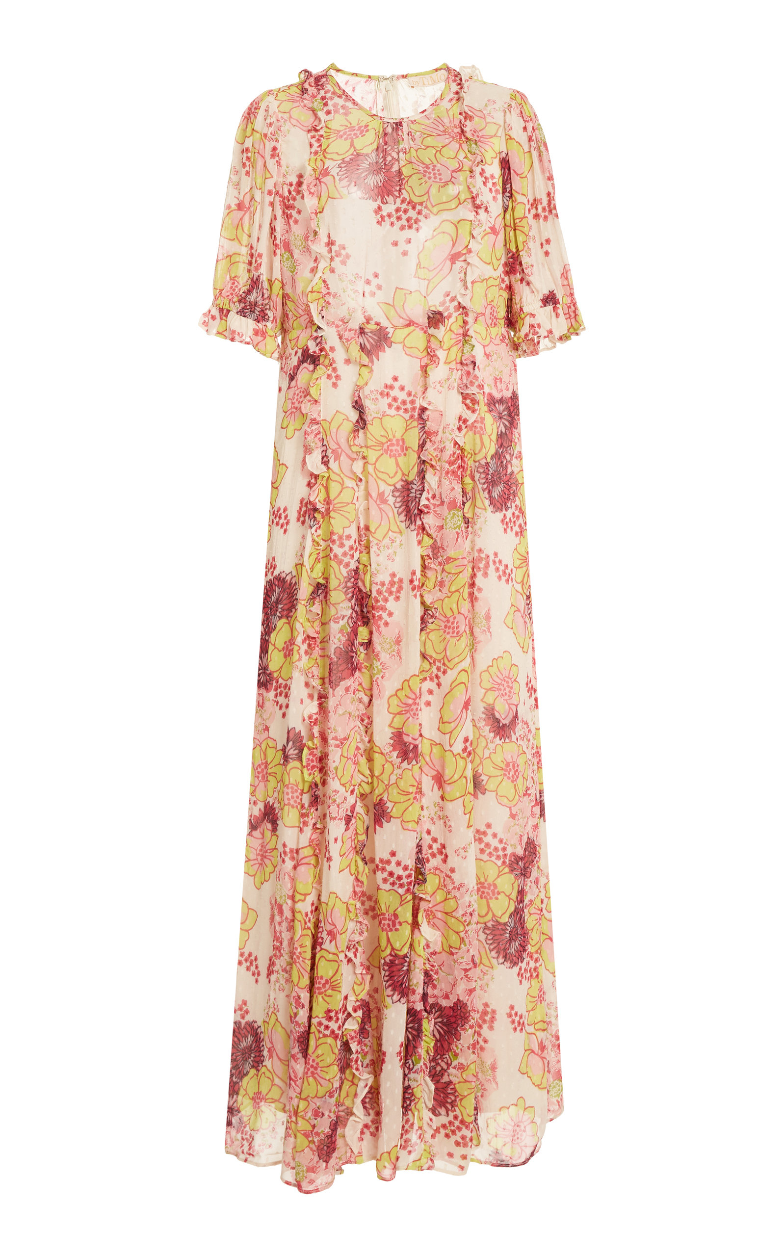 floral jersey maxi dress