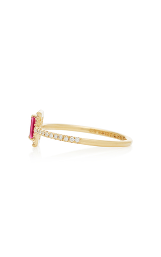 18K Yellow-Gold Ruby Ring展示图