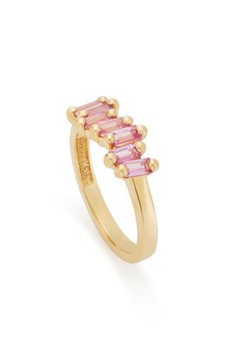 18K Yellow-Gold and Pink Sapphire Ring展示图