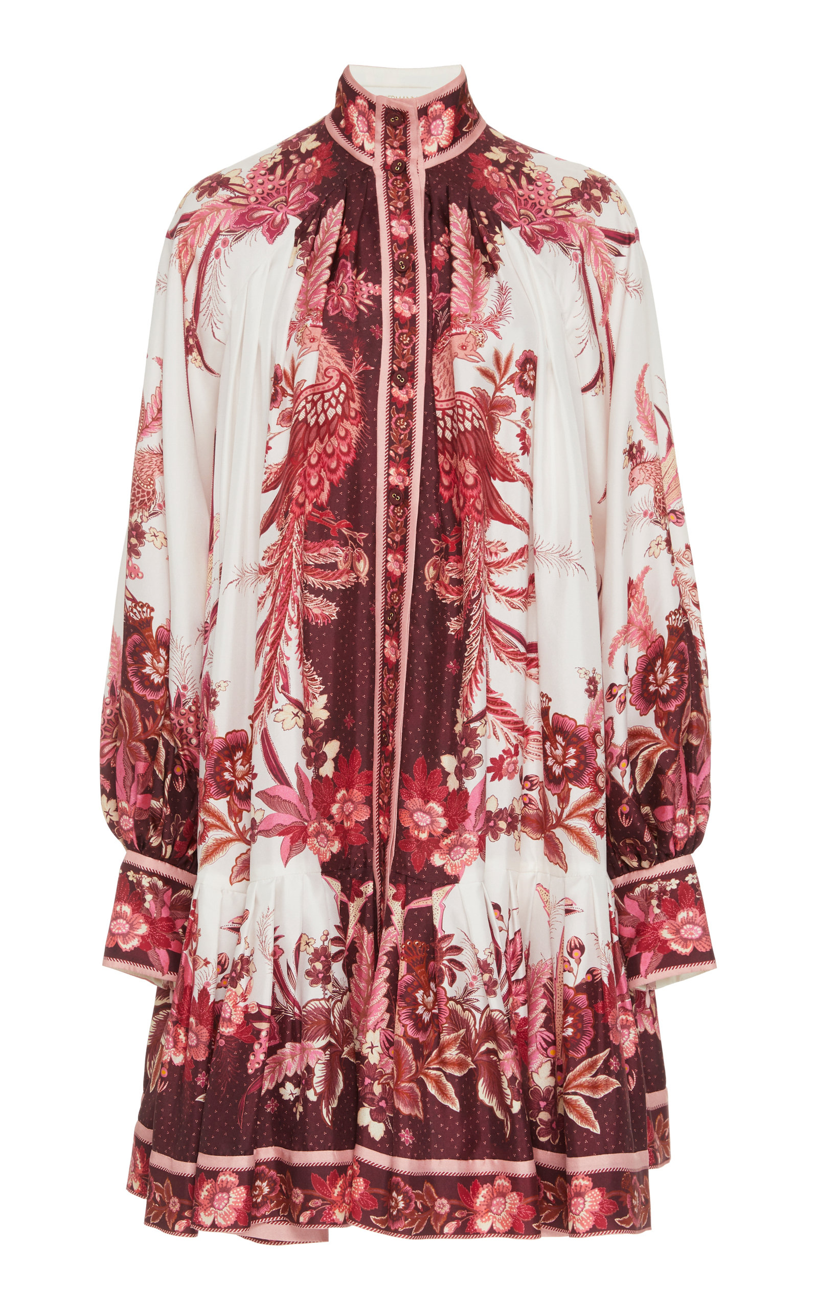 zimmermann glassy placement mini dress