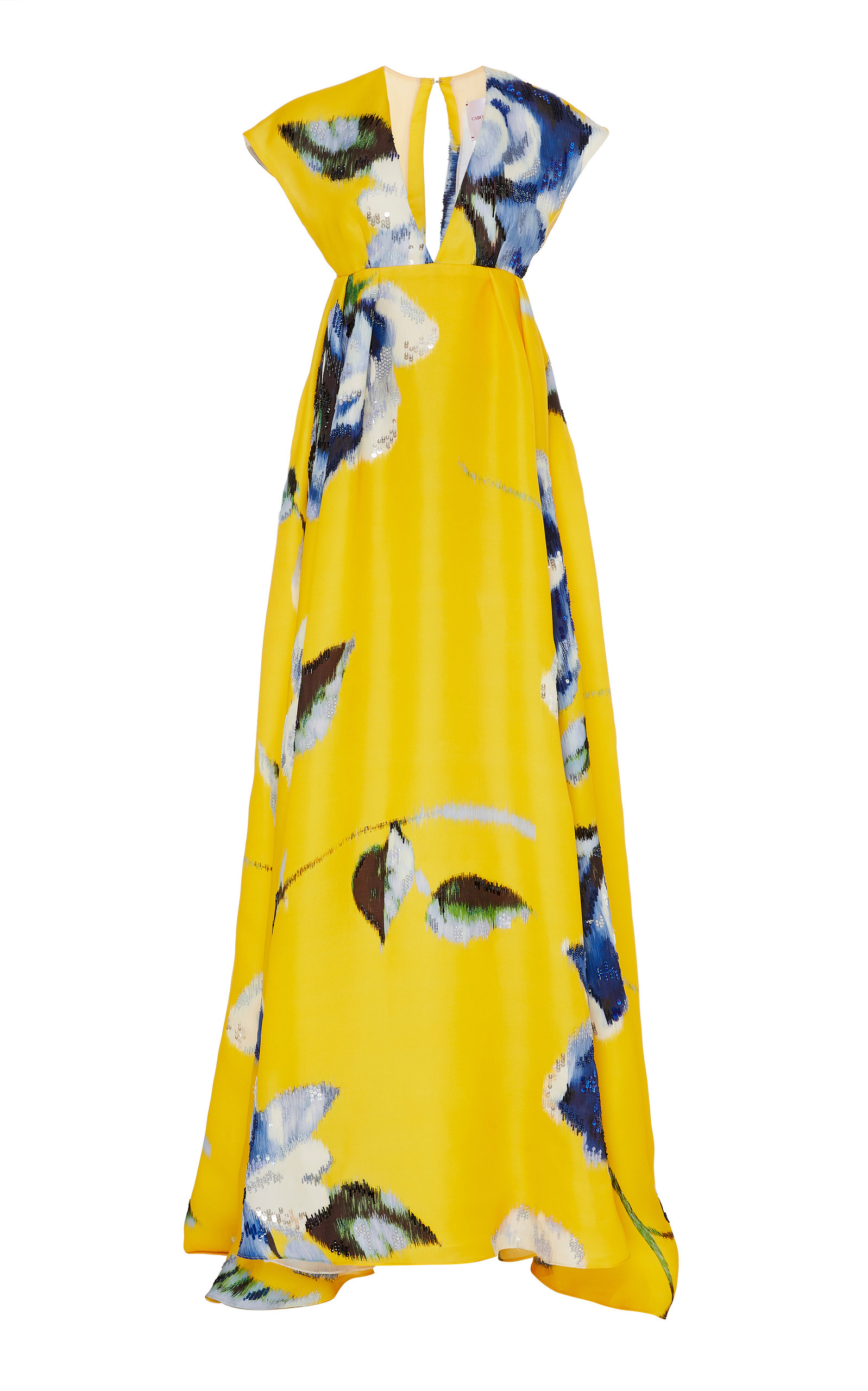 carolina herrera yellow gown