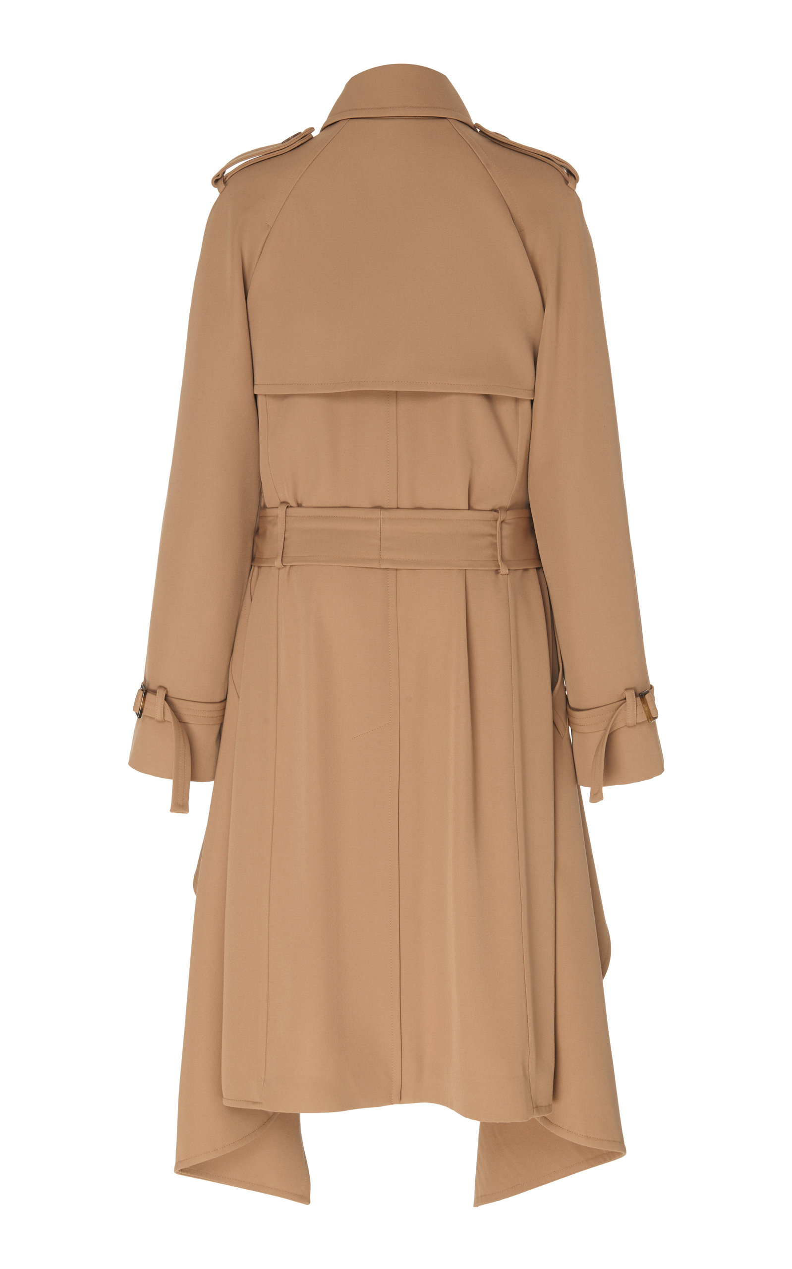 michael kors draped trench coat