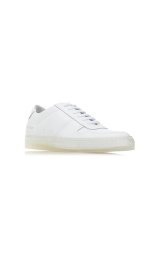 Transparent Sole Leather Low-Top Sneakers展示图