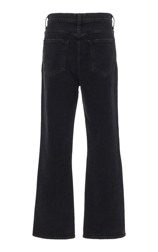 Pinch Waist High-Rise Straight-Leg Jeans展示图