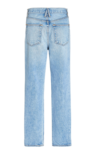 Dakota High-Rise Straight-Leg Jeans展示图