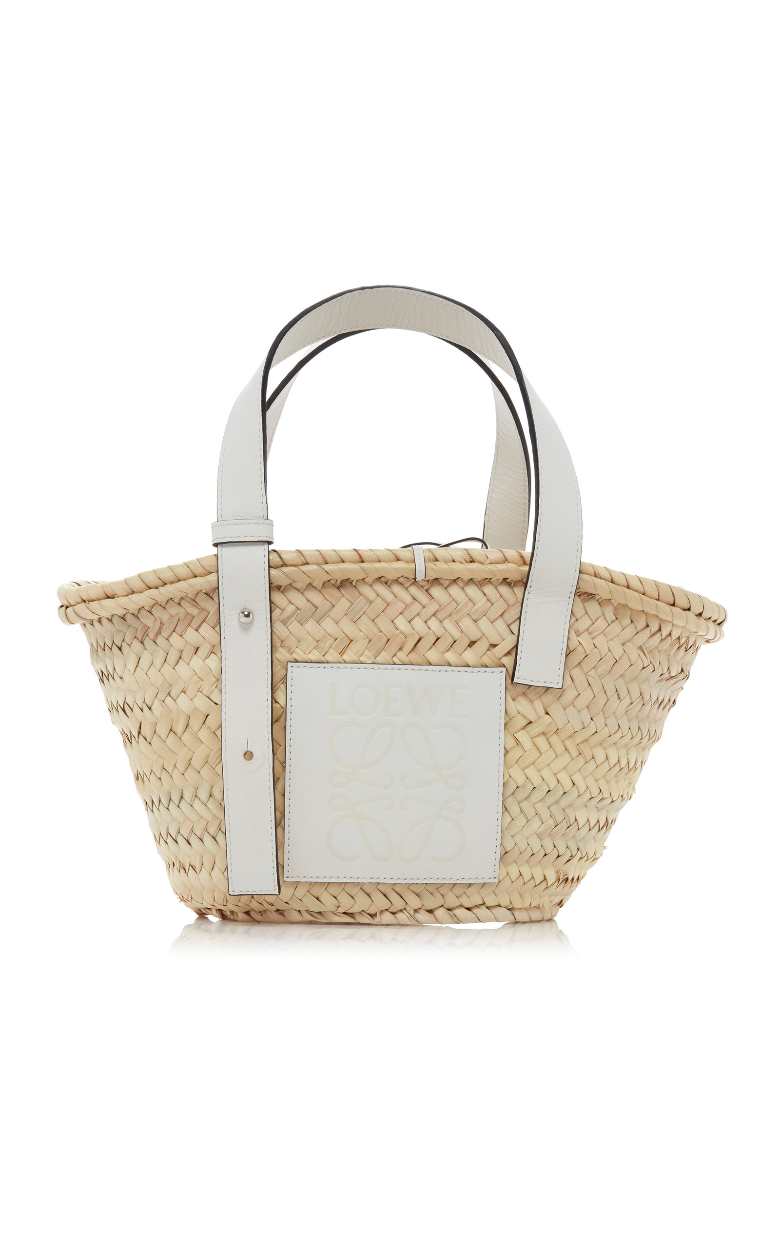 loewe small raffia tote