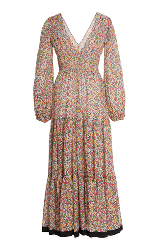 Brooke Printed Georgette Maxi Dress展示图