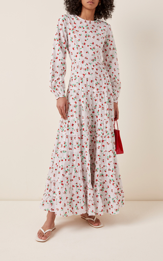 Pip Tiered Printed Cotton Maxi Dress展示图