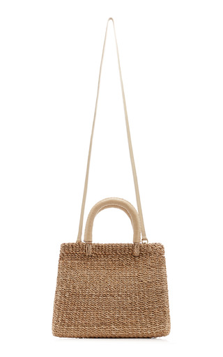 Solana Woven Straw Tote展示图