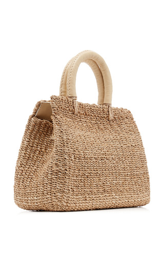 Solana Woven Straw Tote展示图