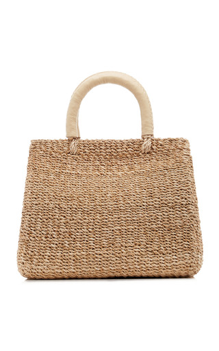 Solana Woven Straw Tote展示图