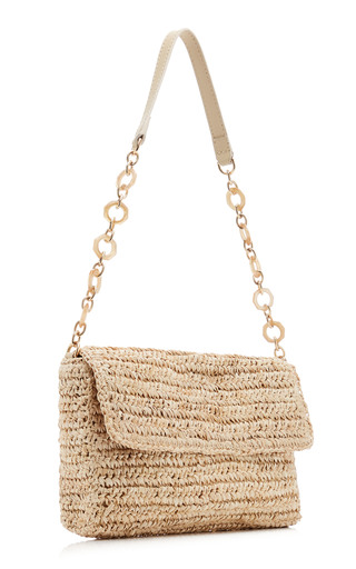 Marni Woven Straw Shoulder Bag展示图