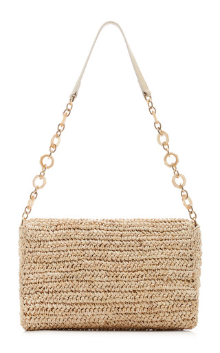 Marni Woven Straw Shoulder Bag展示图