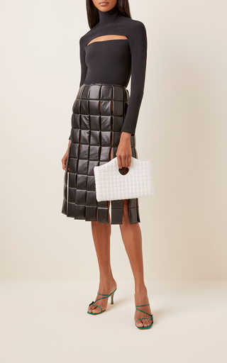 Anouk Mini Quilted Faux Leather Clutch展示图