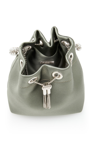 Bon Bon Crystal-Embellished Satin Bucket Bag展示图