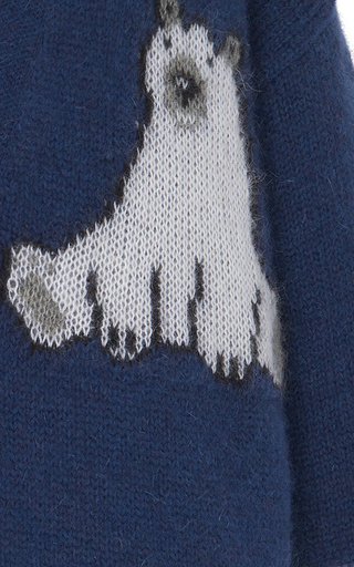 Oversized Bear-Knit Mohair-Blend Cardigan展示图